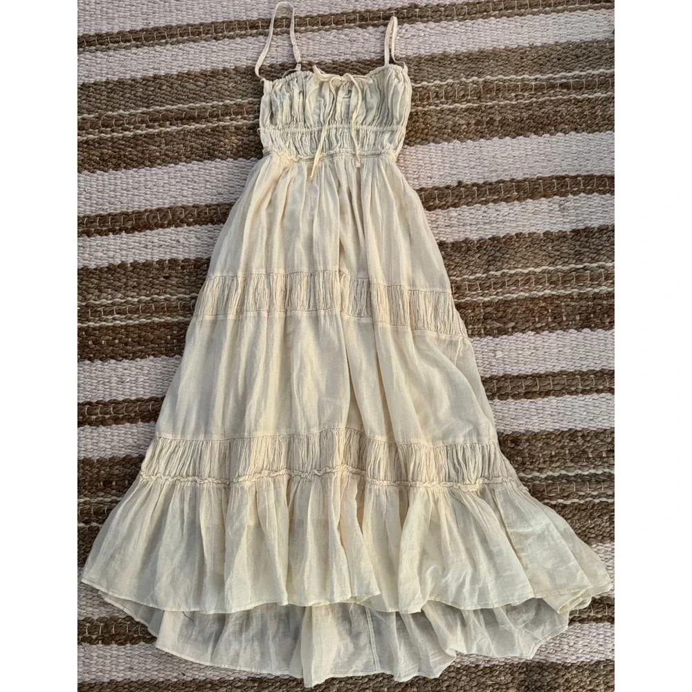 NEW Free People Taking Sides Maxi Dress Size Medium - Picture 4 of 11